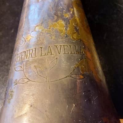 Vintage Henri Lavella American metal clarinet with case/neck/mouthpiece, USA image 8