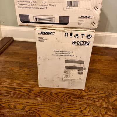 NOS Bose Acoustic Wave Music System II & Multi Disc 5 CD Changer White NEW READ image 3