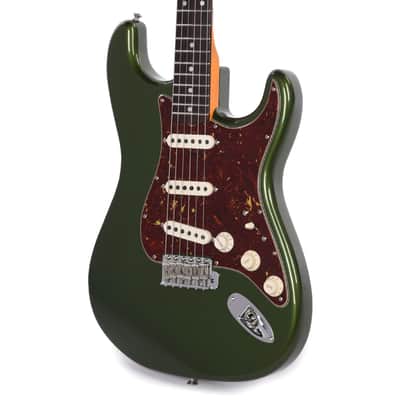Fender Custom Shop 1963 Stratocaster Deluxe Closet Classic Aged Cadillac Green Master Built by David Brown (Serial #R129400) image 3