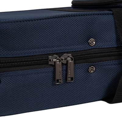 Crossrock Mandolin Foam Case for A & F Style | Lightweight Blue Gig Bag with Plush Interior & Storage (CRP300MAFBL) image 8