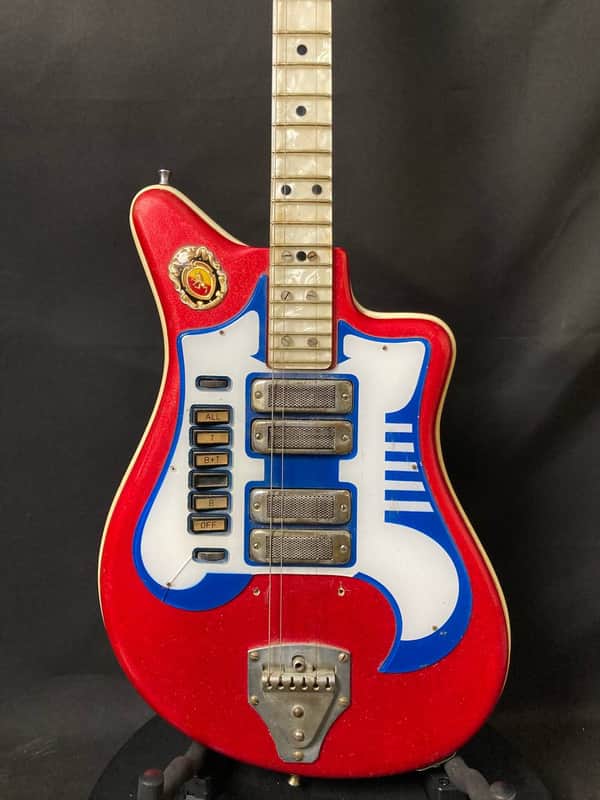 Bartolini Gemelli 4v Vintage Red Sparkling Leider Made in Italy image 1