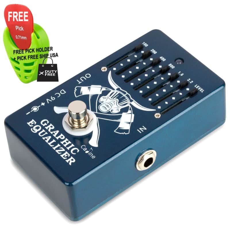 Caline CP-71 EQ Electric Guitar Graphic EQ Pedal, FREE PICKS + HOLDER+ FREE SHIP USA image 1