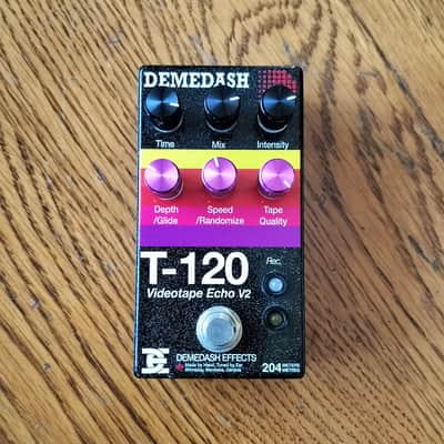 Demedash Effects T-120 Videotape Echo V2 2020 - Black Sparkle image 1
