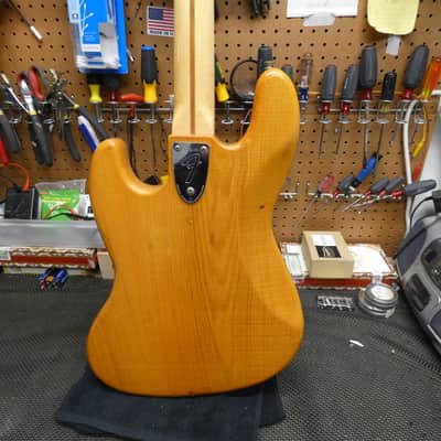 Fender Jazz Bass 1975 - Natural - Ash Body image 8