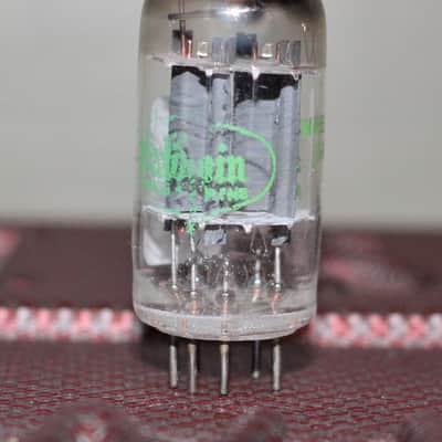 SYLVANIA 12AX7 ECC83 1ST VERSION LONG PLATE D GETTER COPR GRID POST TIGHT BALANCE TEST NOS+++ VINTAGE 1959 image 1