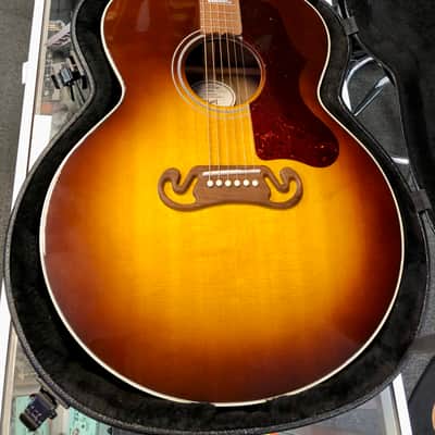 Gibson SJ-200 Studio Walnut Burst Acoustic Electric, Rosewood Fingerboard with Case image 1