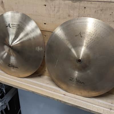 Zildjian 14" A Series Armand Hi-Hat Cymbals (Pair) 2007 - 2013 - Traditional image 3