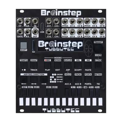 Tubbutec Brainstep Eurorack Sequencer Module (Black) image 1