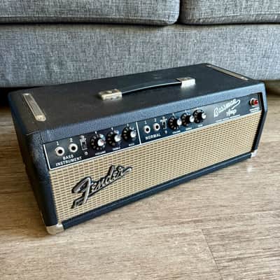 Fender Bassman 2-Channel 50-Watt 2x12" Piggyback Guitar Amp 1964 - 1966 Black Panel image 22