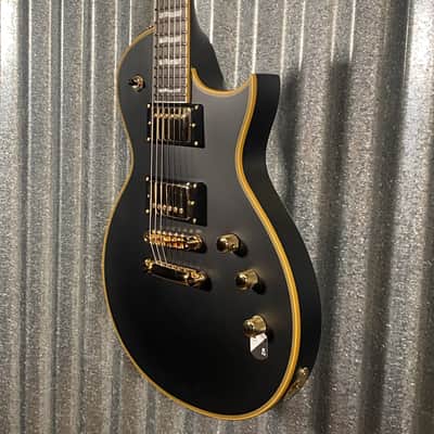 ESP LTD EC-1000 Vintage Black Seymour Duncan Guitar & Case #0674 Used image 6