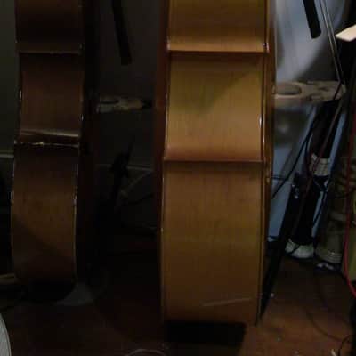 Engelhardt M3 1/4 size laminated upright bass USA 1991 with bag image 7