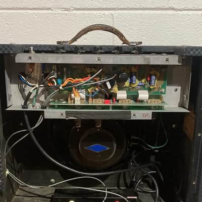Ampeg Model J-12T Jet II 15-Watt 1x12" Guitar Combo 1995 - 2006 - Rehoused in 1960’s Reverberocket Cab - Blue Check image 9