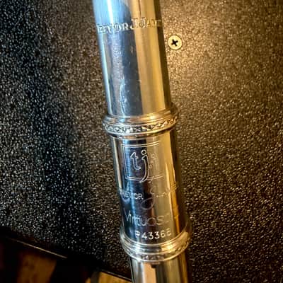 Trevor James Virtuoso II Open Hole Flute - HW / 9LR 925 Sterling Silver image 20