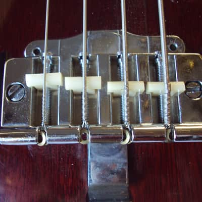 Gibson Lefty Bass Guitar EBO USA 1960s cherry Red image 15