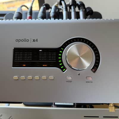 Universal Audio Apollo x4 Gen 2 Thunderbolt Audio Interface 2024 - Present - Silver image 7