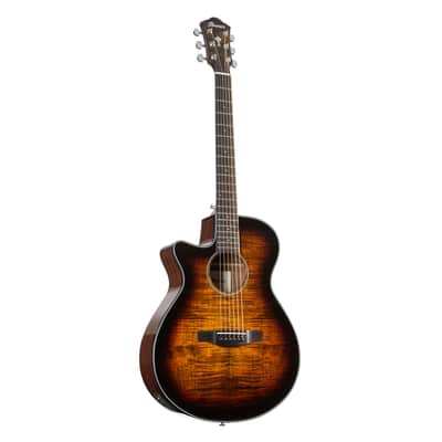 Ibanez AEG70L-TIH Lefthand Tiger Burst High Gloss - Lefthand Acoustic Guitar image 8