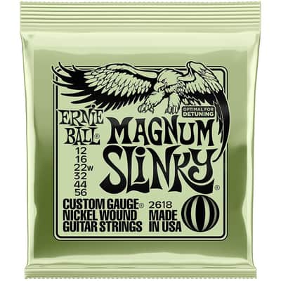 Ernie Ball Guitar Strings Magnum Slinky Electric Nickel Wound 12-56 Gauge image 1