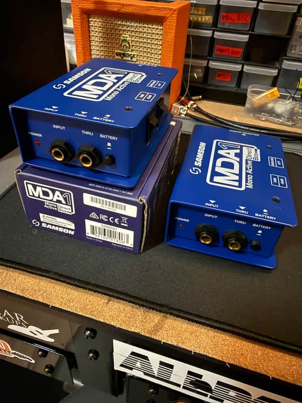 Samson MDA1 S-Max Series Mono Active Direct Box 2010s - Blue image 1