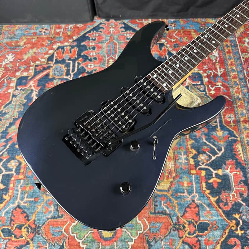 Charvel CDS-055-HH Superstrat MIJ Japan 1993 - Rare Gunmetal Blue image 1