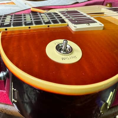 Gibson Custom Shop Les Paul 1960 V2 LTD. ED. Anniv. Reissue 2020 # 001502 - Tomato Soup Burst image 10