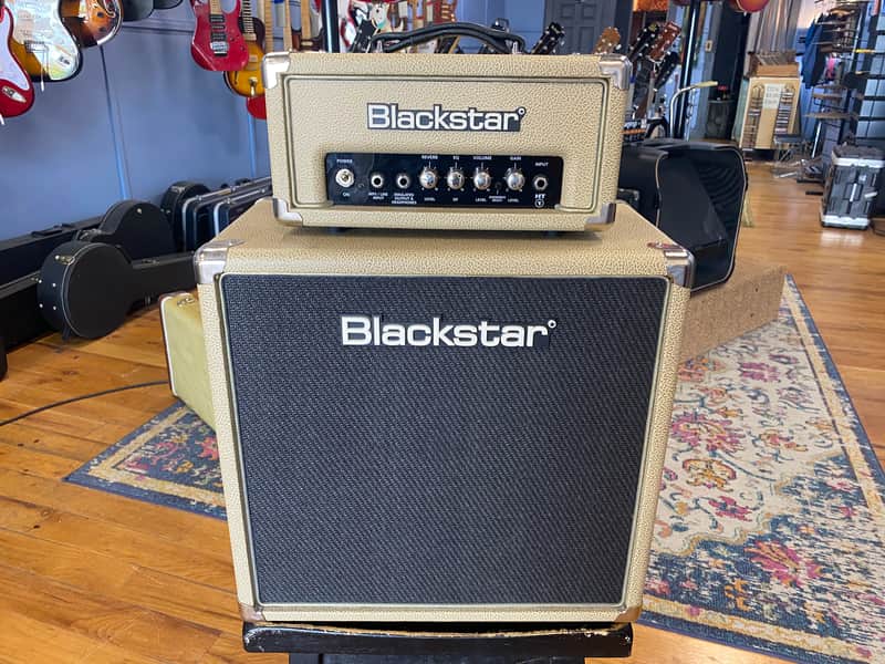 Blackstar HT-1R 1-Watt 1x12" Tube Guitar Amp Half Stack 2010s - Blonde image 1