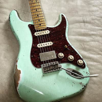 Aged Fender knobs and pickup covers set, Cream, relic, aged, Stratocaster, 59 Parts image 5