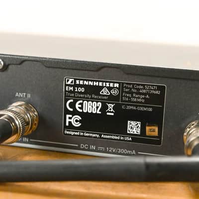 Sennheiser ew 100 G3 Bodypack Wireless System - A Range NO POWER SUPPLY CG01YPF image 8