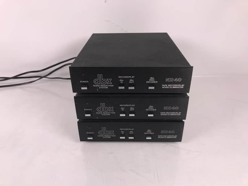(Lot of 3) DBX NX-40 Tape And Record Noise Reduction System image 1