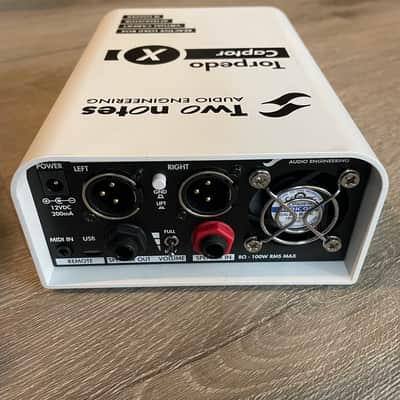 Two Notes Torpedo Captor X 8ohm Stereo Reactive Load Box / Attenuator 2020 - White image 4