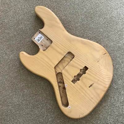 Left Handed Ash Wood Jazz Bass Style 4 String Body image 1