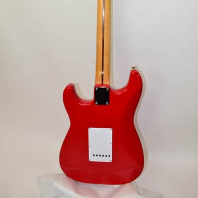 1993 Fender Squier Series Stratocaster MIK Electric Guitar, Rosewood Fingerboard, Torino Red w/ Lace Sensor Pickups & Sperzel Locking Tuning Gears image 12
