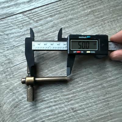 Hand Made Brass Drum Key W/ leather Holder image 5