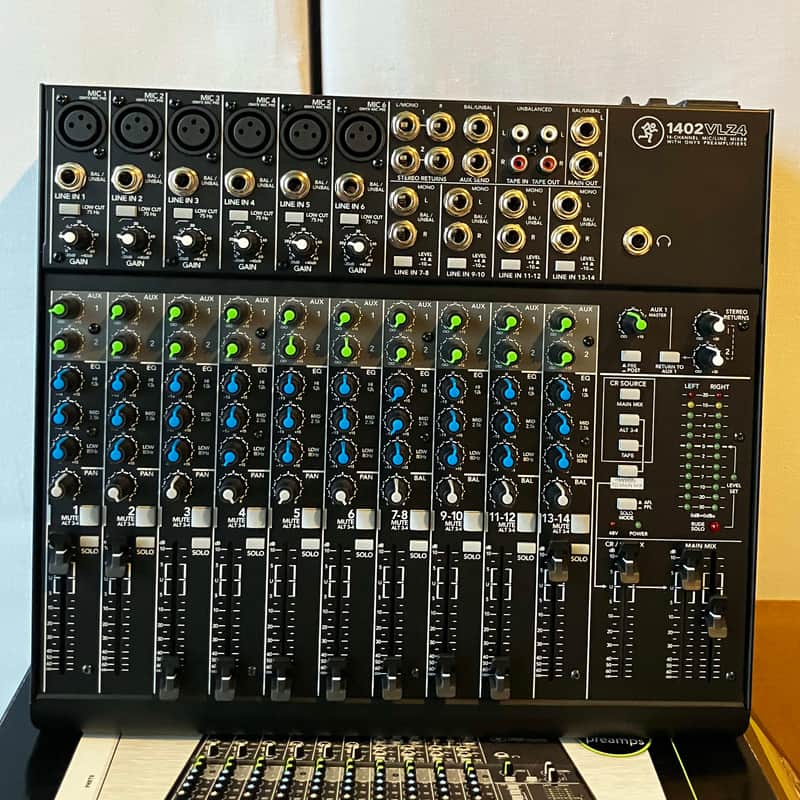 2014 – Present Mackie 1402VLZ4 14-Channel Mic / Line Mixer Black