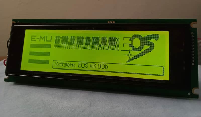 New green lcd display for all Emu's E and Ultra series - E4 / Ultra series / E4k / E5000 / E5000 Ultra / E64 / E6400 / E6400 Ultra / E4XT / E-Synth / E-Synth Rack (for destinations outside of those specified, please write to me) image 1