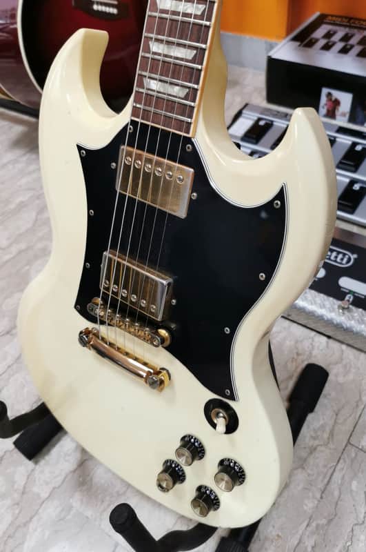 Gibson SG Standard AW61H Made in USA electric guitar from 1999 - Alpine White ...