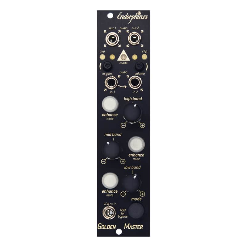 Endorphin.es Golden Master Eurorack Multi Band Compressor Module (Black) image 1