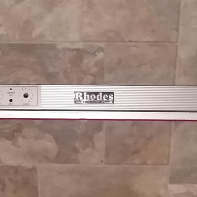 Fender Rhodes Rail w/ faceplate & name plate logo for Suitcase 73 mark I janus tremolo preamp model image 1