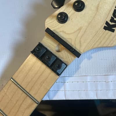 2020's Indonesian Kramer Pacer Series Fully Loaded Beak Headstock Guitar Neck Floyd Ready 22 Fret Maple Board image 6