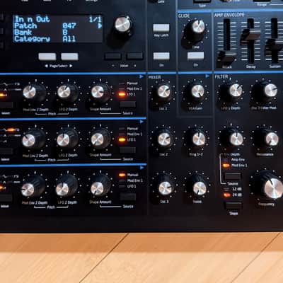 Novation Peak 8-Voice Desktop Synthesizer 2017 - Present - Black image 3