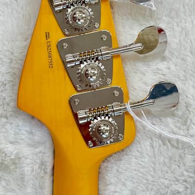 Mint Fender American Professional Classic 4-String Jazz Bass, Faded Firemist Gold image 7