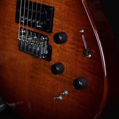 Godin XTSA Multivoice Flame Maple Leaf Top Light Burst Richlite (221231182) image 10