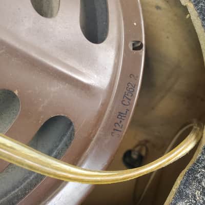 1963 Jensen C12-RL Ceramic 12" Speaker Black Carpet In Car Stereo Cab Extension Speaker Guitar Amp 8ohm image 7