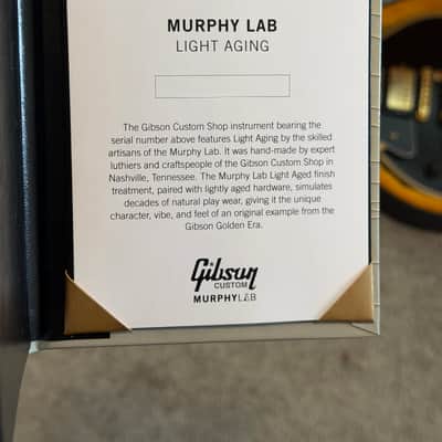 RARE Left-Handed Gibson Murphy Lab M2M ’57 Les Paul Custom Bigsby | Frampton Wiring image 13