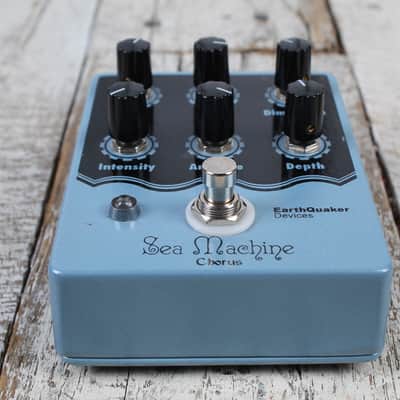 EarthQuaker Devices Sea Machine Chorus 2012 - 2014 - Cobalt / Black Print image 2