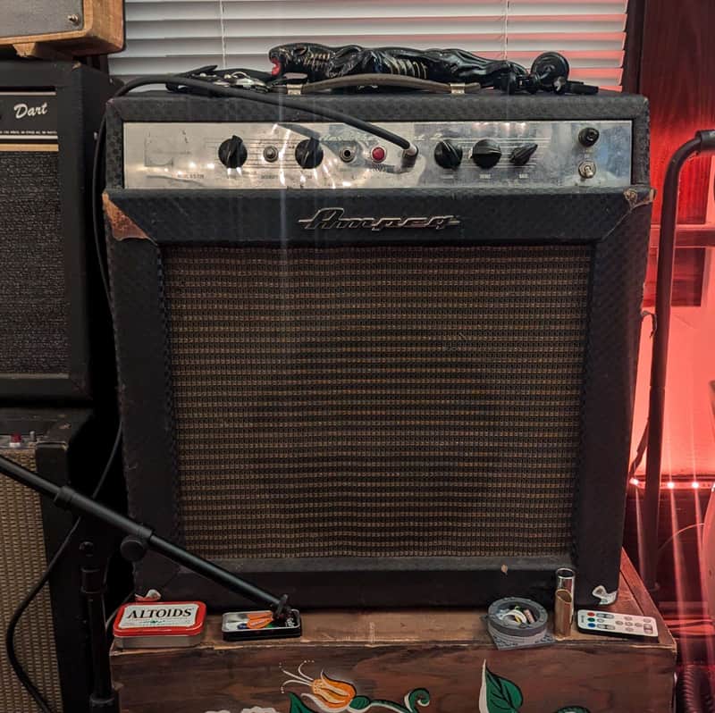 Ampeg GS-12R Reverberocket 2 12-Watt 1x12" Guitar Tube Combo Amp with Reverb 1965-1967 image 1