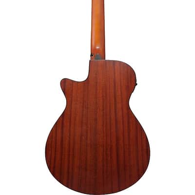 Mint Ibanez AEGB30E Spruce-Sapele Acoustic-Electric Bass Guitar - Natural image 8