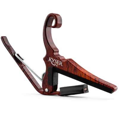 Kyser Quick-Change Capo, Rosewood, for 6-String Classical Guitar, USA, KGCRWA image 2