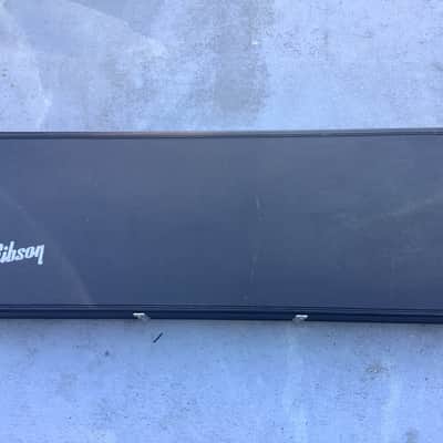 Vintage 1968 Gibson Les Paul or SG Rectangular Hardshell Case - Black with Yellow Interior image 5