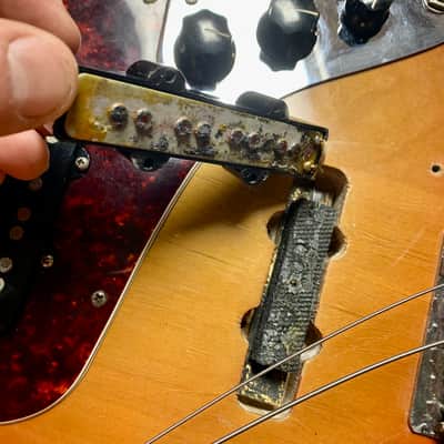 Fender Jazz Bass c 1968 Sunburst original vintage USA image 21