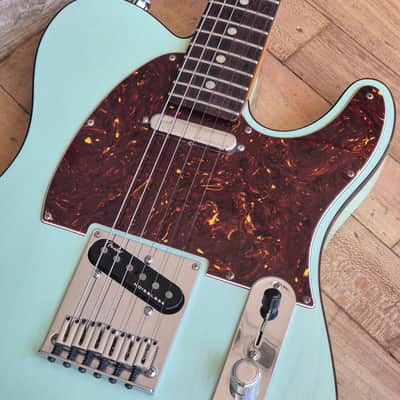 Fender American Ultra Luxe Telecaster 2022 - Transparent Surf Green image 8